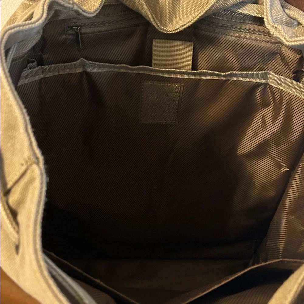 Kelly Moore Brown and Tan Camera Backpack